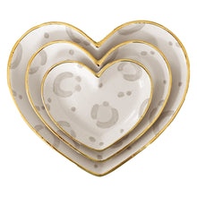 Load image into Gallery viewer, Leopard Print Heart Dishes