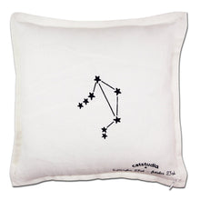 Load image into Gallery viewer, Libra Astrology Hand-Embroidered Pillow by Cat Studio