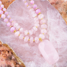 Load image into Gallery viewer, Lilac Jade Statement Necklace