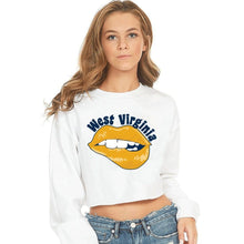 Load image into Gallery viewer, West Virginia Mountaineers Lips Crewneck