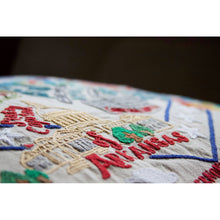 Load image into Gallery viewer, Little Rock Hand-Embroidered Pillow