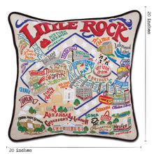 Load image into Gallery viewer, Little Rock Hand-Embroidered Pillow