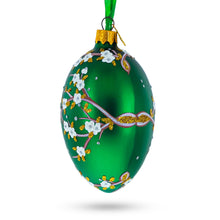 Load image into Gallery viewer, 1901 Kelch Apple Blossom Royal Egg Glass Ornament 4 Inches