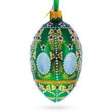 Load image into Gallery viewer, 1908 Alexander Palace Royal on Green Egg Glass Ornament 4 Inches