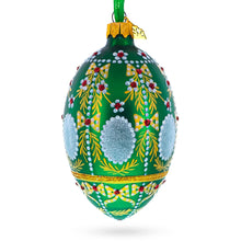Load image into Gallery viewer, 1908 Alexander Palace Royal on Green Egg Glass Ornament 4 Inches
