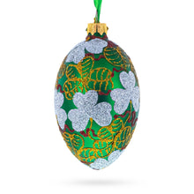 Load image into Gallery viewer, 1902 Clover Leaf Royal Egg Glass Christmas Ornament 4 Inches