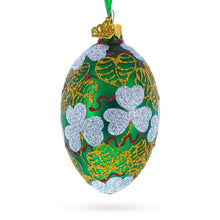 Load image into Gallery viewer, 1902 Clover Leaf Royal Egg Glass Christmas Ornament 4 Inches