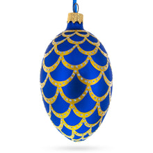 Load image into Gallery viewer, 1900 Pine Cone Royal Egg Glass Ornament 4 Inches