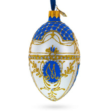 Load image into Gallery viewer, 1903 Royal Danish Glass Egg Ornament 4 Inches
