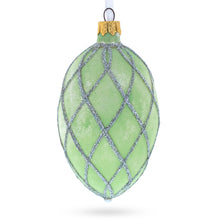 Load image into Gallery viewer, 1892 Diamond Trellis Royal Egg Glass Ornament 4 Inches