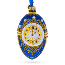 Load image into Gallery viewer, 1900 Cockerel Royal Egg Glass Ornament 4 Inches