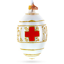 Load image into Gallery viewer, 1915 Red Cross Portraits Royal Egg Glass Ornament 4 Inches