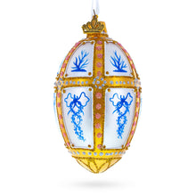Load image into Gallery viewer, 1899 Kelch 12 Panel Royal Egg Glass Ornament 4 Inches