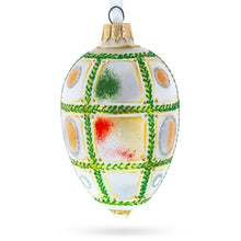 Load image into Gallery viewer, 1911 Fifteenth Anniversary Royal Egg Glass Ornament 4 Inches