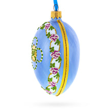 Load image into Gallery viewer, 1907 Cradle With Garlands Royal Glass Egg Ornament 4 Inches