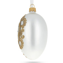 Load image into Gallery viewer, 1903 The Clock Royal Egg Glass Ornament 4 Inches