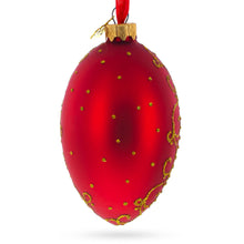 Load image into Gallery viewer, Icon Glittered Egg Glass Ornament 4 Inches