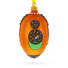 Load image into Gallery viewer, Italian Couturier Fine Earring Glass Egg Christmas Ornament 4 Inches