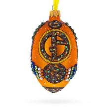 Load image into Gallery viewer, Italian Couturier Fine Earring Glass Egg Christmas Ornament 4 Inches