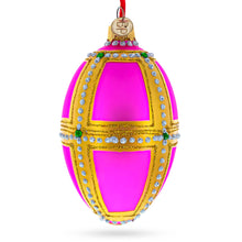 Load image into Gallery viewer, 1890 Danish Palaces Royal Egg Glass Ornament 4 Inches