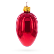 Load image into Gallery viewer, Set of 6 Glossy Red Mini Glass Egg Ornaments 2.9 Inches