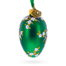 Load image into Gallery viewer, 1901 Kelch Apple Blossom Mini Glass Egg Ornament 2.9 Inches