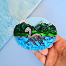 Load image into Gallery viewer, Loch Ness Monster Brooch by Cherryloco