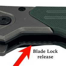 Load image into Gallery viewer, GB2-004 Border Patrol tactical pocket knife BPA Rescue Tool Steel Blade Patrol Agent CBP Bortac