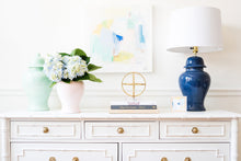 Load image into Gallery viewer, Navy Blue Ginger Jar Lamp