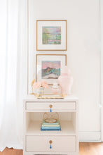 Load image into Gallery viewer, Cherry Blossom Pink Color Block Ginger Jar with Gold Accent