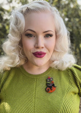 Load image into Gallery viewer, Lolligagger #3 Brooch by Johanna Parker x Lipstick &amp; Chrome