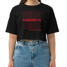 Load image into Gallery viewer, America Repeat Cropped Tee