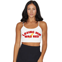 Load image into Gallery viewer, Loving Him Was Red Spaghetti Tank