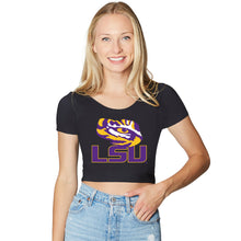 Load image into Gallery viewer, LSU Black Babydoll Tee
