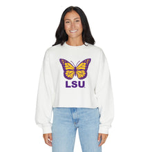 Load image into Gallery viewer, LSU Butterfly Crewneck