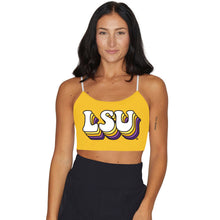 Load image into Gallery viewer, LSU Yellow Spaghetti Tank