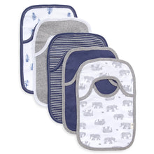 Load image into Gallery viewer, Burt's Bees Baby Multi Pack Organic Cotton Pull On Bibs