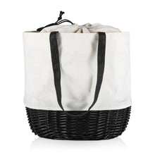 Load image into Gallery viewer, Coronado Canvas and Willow Basket Tote