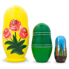 Load image into Gallery viewer, Set of 3 Labrador Retriever Dogs Wooden Nesting Dolls 4.25 Inches