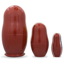 Load image into Gallery viewer, Set of 3 Nutcracker Soldiers Wooden Nesting Dolls 4.25 Inches