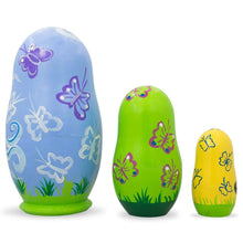 Load image into Gallery viewer, Set of 3 Pony Horses Wooden Nesting Dolls 4.25 Inches