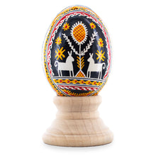 Load image into Gallery viewer, Horses by the Tree  Authentic Blown Real Eggshell Ukrainian Easter Egg Pysanka