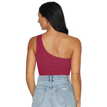Load image into Gallery viewer, Arizona State ASU Maroon One Shoulder Top