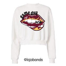 Load image into Gallery viewer, Maroon &amp; Yellow Game Day Sweatshirt