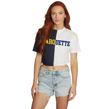 Load image into Gallery viewer, Marquette Split Tee