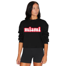 Load image into Gallery viewer, Miami University Black Crewneck