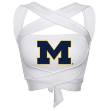 Load image into Gallery viewer, University of Michigan White Way Bandeau Top