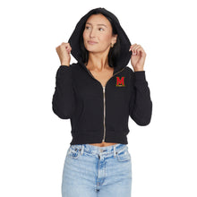 Load image into Gallery viewer, Maryland Terps Waffle Knit Zip Up Hoodie