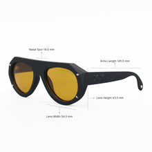 Load image into Gallery viewer, Vega Shield - Matte Black &amp; Yellow