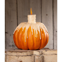 Load image into Gallery viewer, Melting Midnight Glow Pumpkin by Bethany Lowe Designs